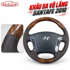Khâu da vô lăng Santafe 2010