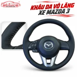 Khâu da vô lăng xe Mazda 3