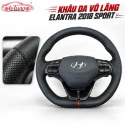 Khâu da vô lăng Elantra 2018 Sport