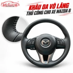 Khâu da vô lăng thủ công cho xe Mazda 6