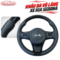 Khâu da vô lăng xe Kia Sedona