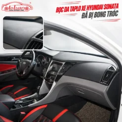 Bọc da taplo xe Hyundai Sonata đã bị bong tróc