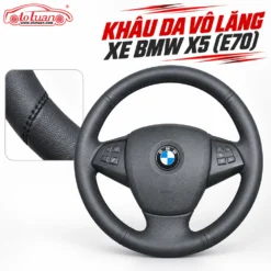 Khâu da vô lăng xe BMW X5 (E70)