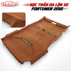 Bọc trần da lộn xe Fortuner 2010