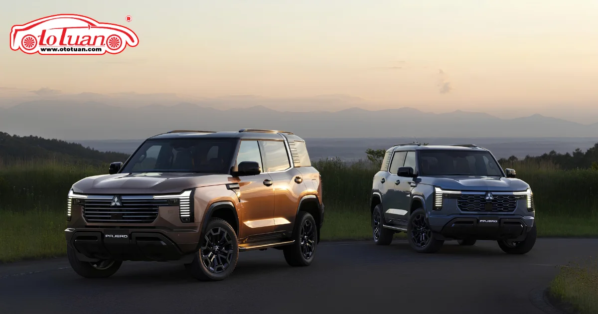 Mitsubishi Pajero thế hệ mới với hai phong cách thiết kế
