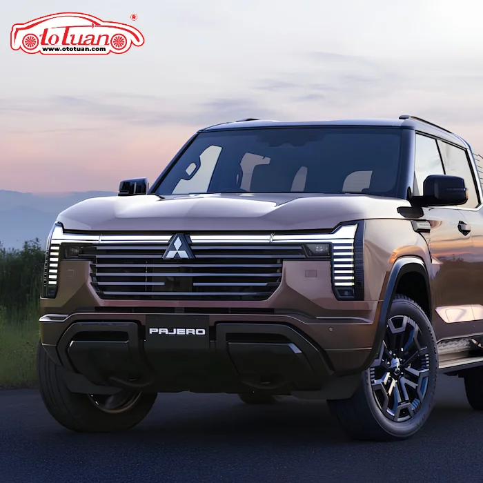 Thiết kế đầu xe Mitsubishi Pajero thế hệ mới