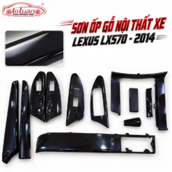 Sơn ốp gỗ nội thất xe Lexus LX570 - 2014