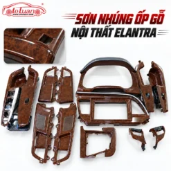 Sơn nhúng ốp gỗ nội thất Elantra