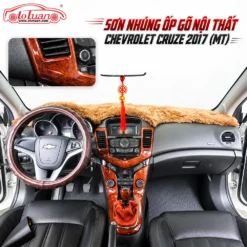 Sơn nhúng ốp gỗ nội thất Chevrolet Cruze 2017 (MT)