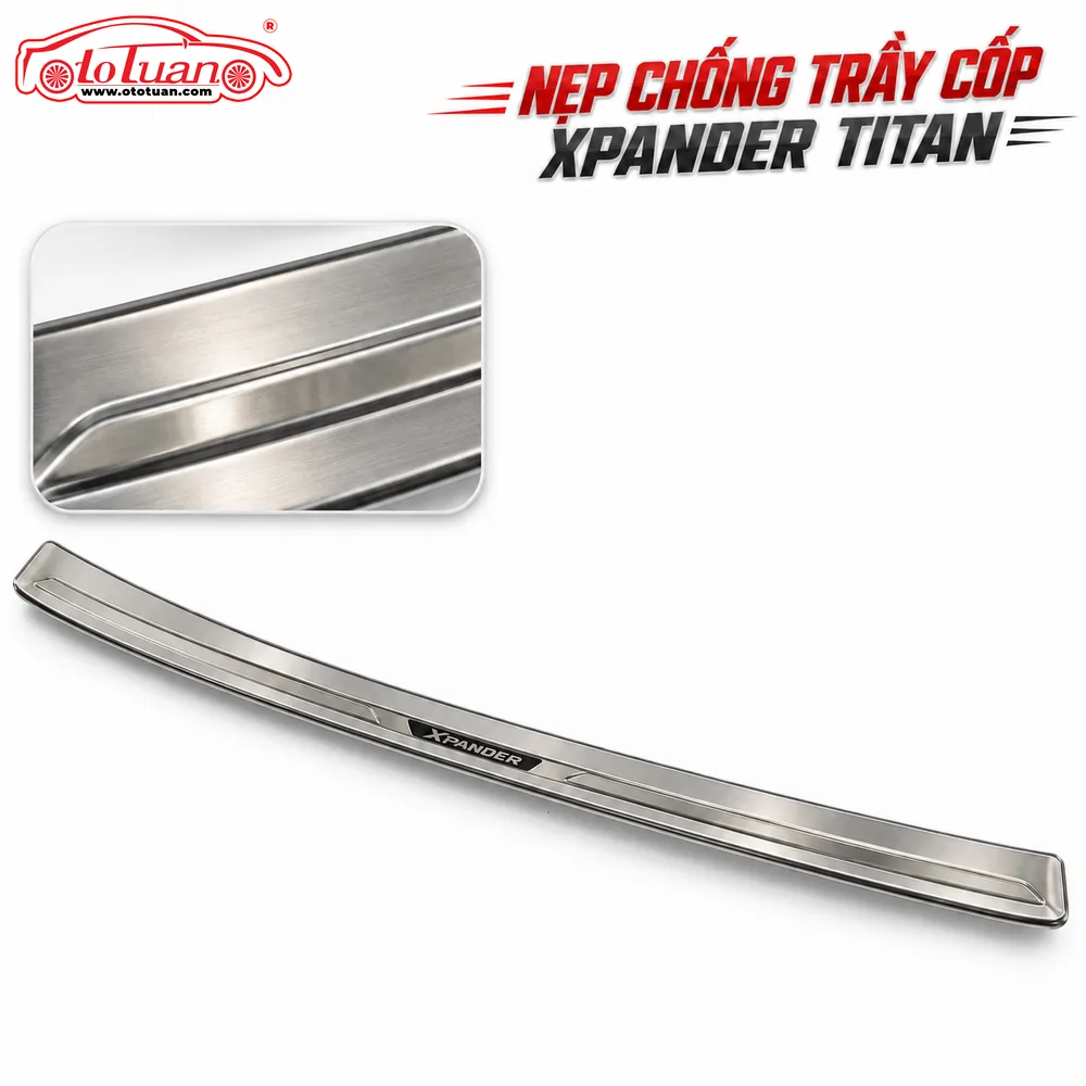 Nẹp chống trầy cốp Xpander titan Nẹp chống trầy cốp Xpander titan