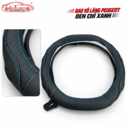 Bao vô lăng Peugeot đen chỉ xanh