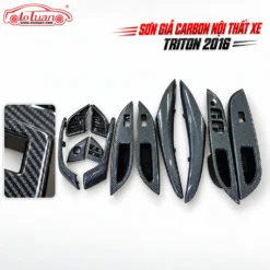 Sơn giả carbon nội thất xe Triton 2016